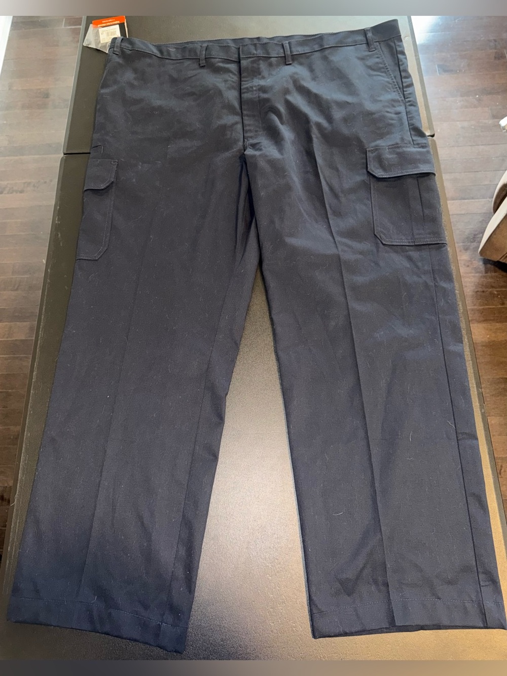 Men's Navy Cargo Pants with Side Pockets